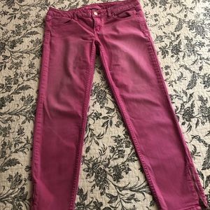 American Eagle pink jeans, size 10